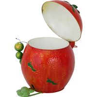 不二貿易 ダストビン 4L トマト 30435 1個（直送品）