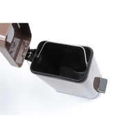 不二貿易 ペディボヌール ダストボックス5L ブラウン 72793 1個