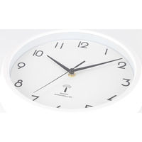 不二貿易 電波掛時計 カペラ Φ27cm WH(27268) 99275 1個