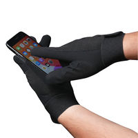 小野商事 PU手袋 フレキシガード タッチパネル対応 Mサイズ AG6731 黒 1双