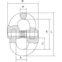 アイビッグ ハイカップ カップリング 28837 1個（直送品）