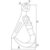 アイビッグ 鉄板吊りフック(ネオフック) 28881 1個（直送品）