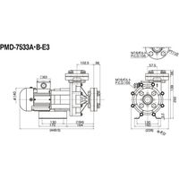 マグネットポンプ PMD-7533B2X-E3 1個 東正車輌（直送品）