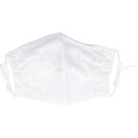 iiもの本舗 さわやかマスク 麻&綿生地 敏感肌用 ホワイト フリーサイズ 1枚入 4589596692982 1枚入×5セット（直送品）