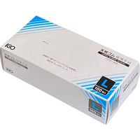 【使いきり天然ゴム手袋】 アイ・ジー・オー 天然ゴム極薄手袋 粉有り L 100枚入り LX-GU-04 1箱
