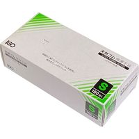 【使いきり天然ゴム手袋】 アイ・ジー・オー 天然ゴム極薄手袋 粉有り S 100枚入り LX-GU-02 1箱