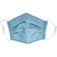 iiもの本舗 さわやかマスク 麻&綿生地 敏感肌用 ターコイズ フリーサイズ 1枚入 4589596693019 1枚入×5セット（直送品）