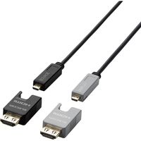 HDMI光ファイバーケーブル 30m 長尺 HDMI-HDMI ブラック DH-HDLOB30BK エレコム 1個（直送品）