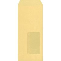 キングコーポレーション 長形4号 窓明封筒No.５ 70g ＯＫゴールド 枠ナシ 120256 1箱(1000枚入)（直送品）