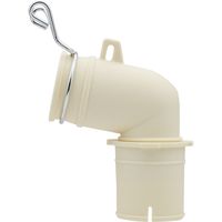 カクダイ ガオナ 洗濯機用排水トラップ用エルボ 内径31・36ミリ兼用 バンド付き 10個入 原状回復 GA-LF046 1セット(10個)（直送品）