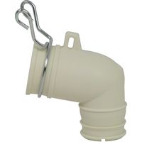 カクダイ ガオナ 洗濯機用排水トラップ用エルボ 内径31ミリ用 バンド付き 10個入 原状回復 GA-LF048 1セット(10個)（直送品）