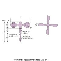日動電工 鳥害用風車 小 L=195 Sー195N 1セット(10本)（直送品）