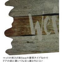 ベストコ 玄関マット 40×60cm ヴィンテージウェルカム 泥落とし 水洗いOK エントランスラバーマット ND-474 4975970249765 1個