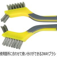 コンヨ ソフトグリップワイヤーブラシ ステンレス SWB-14 1個（直送品）
