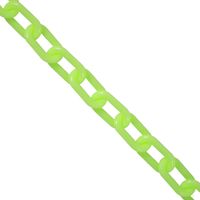 コンヨ プラスチックチェーン #6 蛍光黄色 50m 51010 1個（直送品）