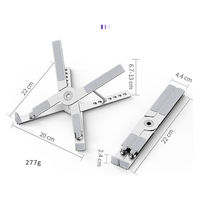 ノートPCスタンド コンパクトサイズ 11～17インチ対応 ノートパソコンスタンド VV-STAND-S-B ブラック 1個 Vodaview