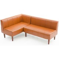 セルタン ダイニグソファ 2人掛 左肘 幅1100mm キャメル A1056p-LH-677CML 1台（直送品）