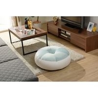 セルタン ベーグル ビーズクッション 620×620mm テクノブルー A958-650/572BL 1台（直送品）