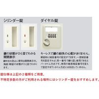 【組立設置込】プラス LK 更衣ロッカー 1人用 ダイヤル錠 幅317×奥行515×高さ1790mm エルグレー LK-12D 1台（直送品）