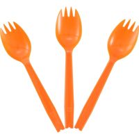 大黒工業 CCフラワースプーン #160 バラ オレンジ 200856 1パック(100本)