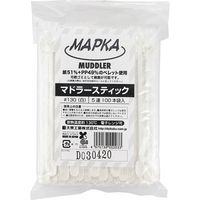 大黒工業 MAPKAマドラースティック#130(白)5連 3770414 1パック(100本)