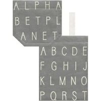 オカトー ペーパーホルダーカバー Saltoru? アルファベット グレー 4905016005567 1個（直送品）