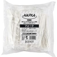 大黒工業 MAPKA フォーク #140 (白) 単袋(1ケース) 3770413 1ケース(4000本)（直送品）
