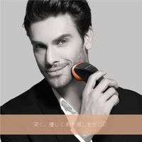 Areti（アレティ） ポータブル 電気シェーバー 回転式 充電式 USB充電 IPX7 防水 お風呂剃り可 ポーチ付き メンズ（直送品）