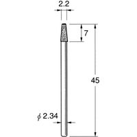 日本精密機械工作 電着ＤＩＡ砥石 D1522 1本（直送品）