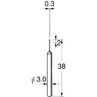 日本精密機械工作 電着ＤＩＡ砥石 D5303 1本（直送品）