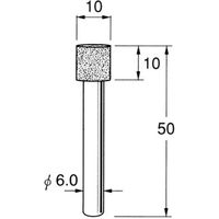 日本精密機械工作 電着ＤＩＡ砥石 D5610 1本（直送品）