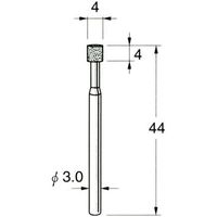 日本精密機械工作 電着ＤＩＡ砥石 D7104 1本（直送品）
