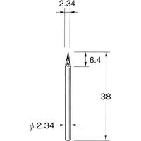日本精密機械工作 超硬カッター K1672 1本（直送品）