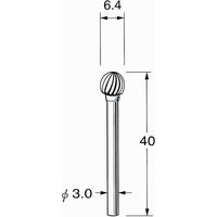 日本精密機械工作 超硬カッター K3016 1本（直送品）