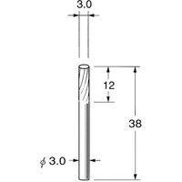 日本精密機械工作 超硬カッター K3113 1本（直送品）