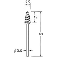 日本精密機械工作 超硬カッター K3616 1本（直送品）