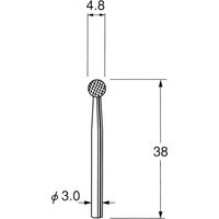 日本精密機械工作 超硬カッター K3811 1本（直送品）