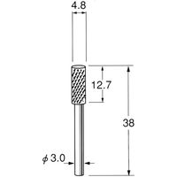 日本精密機械工作 超硬カッター K3812 1本（直送品）