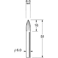 日本精密機械工作 超硬カッター K6412 1本（直送品）