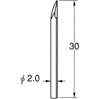 日本精密機械工作 超硬ナイフ Q6203 1本（直送品）