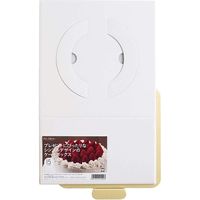 貝印 KHS ケーキボックス(15cm) ホワイト #000DL6341 1箱