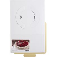 貝印 KHS ケーキボックス(18cm) ホワイト #000DL6342 1箱