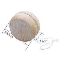 アーテック 木製 ヨーヨー(ヒモ付) 2424 1個