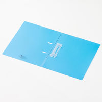 リヒトラブ フラット・ツイストリングファイル A4S 2穴 青 F5000-8 1冊