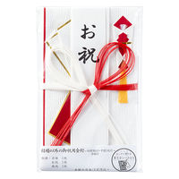 モーノクラフト 赤白7本花結 短冊 SMC-112 1枚