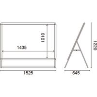 【サインシティ】 LEDグリップA B0横 片面 シルバー(39415***) 039863 1台（直送品）