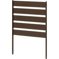 タカショー アルミガーデンフェンス ブラウン 580 2枚セット HGK-FE01B/2S 1セット（直送品）