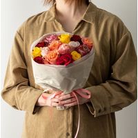 アデリー ホシファーム　バラブーケミックス8本&森の庭　森の焼き菓子フラワーリース9個 MRI-10+RB-M8 1箱（直送品）