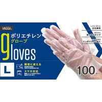 ヤマショウ ポリエチレングローブL YGL-012L 1セット(10個入(100枚入/個))