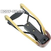 エスエスボディーガード 【鳥獣害対策】ジュニアスリングショット リストロック付き ブラック CHSH01-BK 1個（直送品）